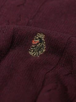 MORDEN KNITTED JUMPER -Luke M300620 SHIRAZB 3