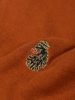 PRETENDER FUNNEL NECK KNITTED JUMPER -Luke M350612 TOBACO 3