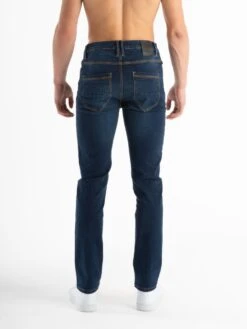 FREDDIE FAST STRAIGHT LEG BLUE WASH JEANS -Luke M420505 BLUE OVER BLUE 3