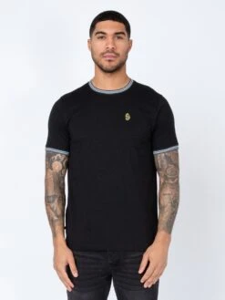 LOOPER T-SHIRT -Luke M440106 BLK CHARCOAL 1