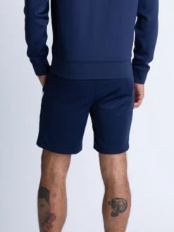 LEE THE AGENT SWEAT SHORTS -Luke M530392 NAVY WHITE 3