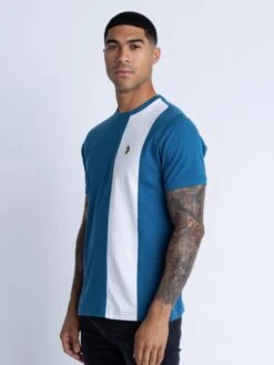 MILL TEE T-SHIRT -Luke M550103 NEW NAVY WHITE 2