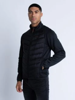 CARL SEMP QUILTED JACKET -Luke M550701 BLACK 2