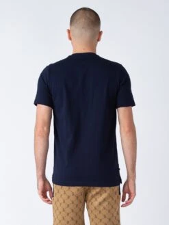 LIONS DEN T-SHIRT -Luke M560151 DARKNAVY CARAMEL 3