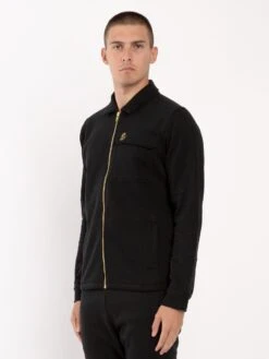 KNOCKHILL HARRINGTON ZIP SWEAT -Luke M560327 BLACK 2