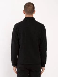 KNOCKHILL HARRINGTON ZIP SWEAT -Luke M560327 BLACK 3