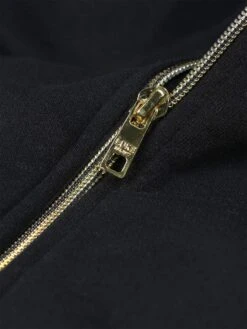 KNOCKHILL HARRINGTON ZIP SWEAT -Luke M560327 BLACK 4