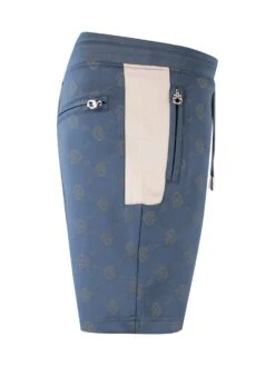 BOY SEMTEX OVERPRINT SHORTS -Luke M560374 DENIM BLUE 2