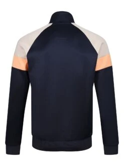 KAS 3 ZIP THROUGH FUNNEL NECK SWEATSHIRT -Luke M590333 DKBNVY 2
