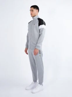 KAS 3 PREMIUM TRICOT TRACKSUIT -Luke M590333 M590335 LT MRL GREY BLACK WHITE 2
