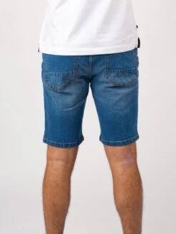 SHORT EDWARD MID BLUE WASH DENIM SHORTS -Luke M590502 SUMMER OF 77 3 8ec20cbd edbe 4e48 995a 6be3db398585