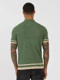 JUGGERNAUT KNITTED POLO -Luke M590606 MYRTLE 3 1cbf547d d8f4 4682 8067 ecd2e41fa578