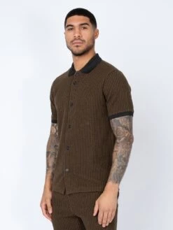 MATAGALPA BUTTON UP POLO -Luke M591407 KHAKI BLACK 2
