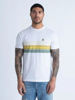 NASHVILLE 2 T-SHIRT -Luke M620110 WHT YELL 1