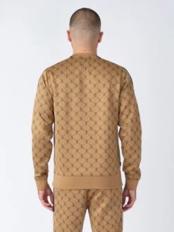 GAZZAS TEARS SWEATSHIRT -Luke M620373 CARAMEL DARKNAVY 3