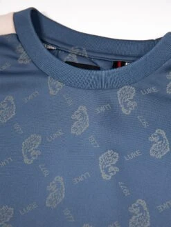 GAZZAS TEARS OVERPRINT TRACKSUIT -Luke M620373 DENIM BLUE 4