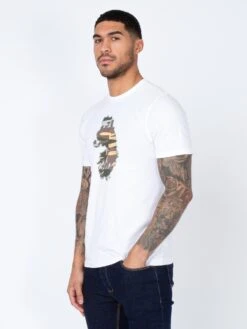 WOODLAND LION T-SHIRT -Luke M650115 WOODLAND LION WHITE 2
