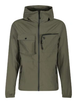 FOUNTAIN ZIP THROUGH LIGHTWEIGHT HOODED JACKET