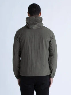 FOUNTAIN ZIP THROUGH LIGHTWEIGHT HOODED JACKET -Luke M650709 KHAKI 3 188c7f1f f241 4eb9 a67a 7a932e38d985