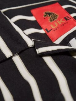 CALALA ISLAND STRIPE SHORT SLEEVE SHIRT -Luke M650801 JETBLACKTAUPE 3