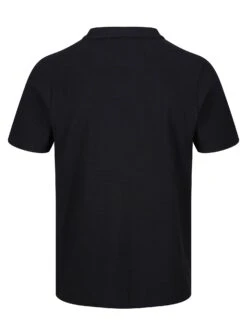 MASAYA BUTTONLESS TEXTURED POLO -Luke M651404 BLACK 2