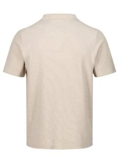 MASAYA BUTTONLESS TEXTURED POLO 11 MASAYA BUTTONLESS TEXTURED POLO -Luke M651404 STONE 2