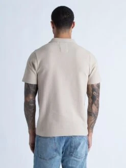 MASAYA BUTTONLESS TEXTURED POLO 10 MASAYA BUTTONLESS TEXTURED POLO -Luke M651404 STONE 3 3e368f4a 293e 491c 862b 3ea32c8fafe6