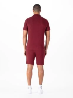 FUEGO WAFFLE TEXTURED SHORT SET 12 FUEGO WAFFLE TEXTURED SHORT SET -Luke M651405 M651012 GARNET 3