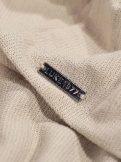 FUEGO TEXTURED POLO -Luke M651405 STONE 3