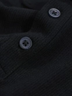 MADERAS TEXTURED POLO -Luke M651406 BLACK 4