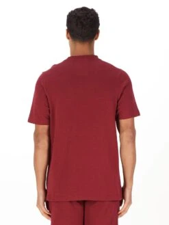 LA ZUBIA JACQUARD WAFFLE TEXTURED T-SHIRT -Luke M680107 DEEP GARNET 3 69ec0823 077f 424f bb27 2923207a4a41