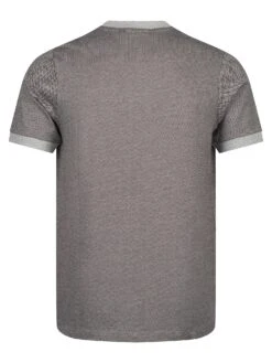 ALBAICIN HERRINGBONE T-SHIRT -Luke M680108 GREY BLACK 2
