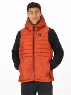 BUB HOOD 2 GILET -Luke M680706 COPPER ORANGE 1D