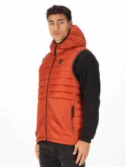 BUB HOOD 2 GILET -Luke M680706 COPPER ORANGE 2A