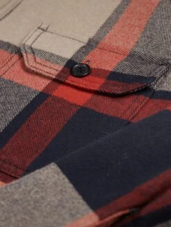 BALA 4000 QUILTED SHACKET -Luke M680723 RED MIX 4