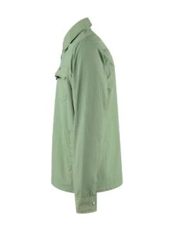 SEATTLE CRINKLED NYLON SHACKET -Luke M680726 SAGE 2