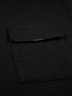 WAFFLE DOWN REGULAR FIT T-SHIRT -Luke M710171 BLACK 5