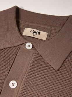 DECK KNITTED POLO -Luke M710606 HARDNUT 5