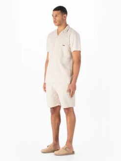 MILLOOK TEXTURED SHORT SET -Luke M710808 ECRU 2 a2da5ed1 6360 44f4 adbf e8d47e09fae7