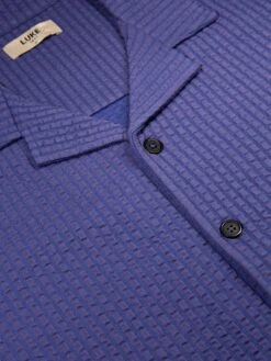 LOS CHILES TEXTURED JACQUARD SHIRT -Luke M710810 FUTURE DUSK 5