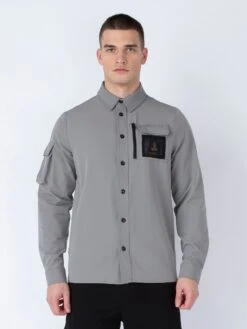 HULUN REGULAR FIT SHIRT -Luke M710950 CONCRETE 1 044f5d99 ae45 4523 b830 d62d6c1ca280