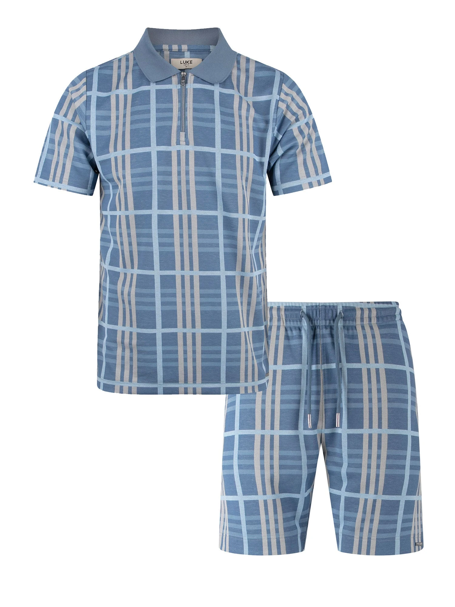 FORT CHECK ZIP POLO SHORT SET 1 FORT CHECK ZIP POLO SHORT SET