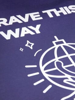 RAVE ON PRINTED T-SHIRT -Luke M720102 FUTUREDUSK 4