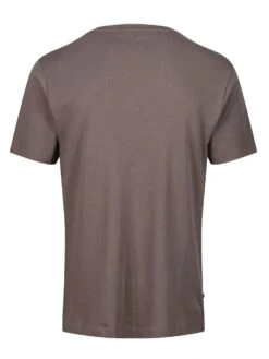 CENTER FOLD PURE COTTON HEAVYWEIGHT T-SHIRT -Luke M730158 MUSHROOM 2
