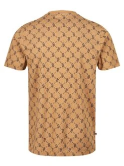 LINEKER OVERPRINT T-SHIRT -Luke M730162 CARAMEL 2