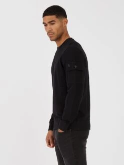 RIBBLE VALLEY SWEATSHIRT -Luke M730305 BLACK 2