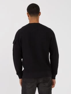 RIBBLE VALLEY SWEATSHIRT -Luke M730305 BLACK 3