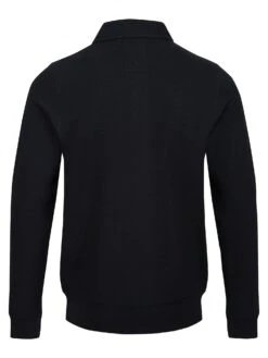 CRIBBS CAUSEWAY BUTTON THROUGH SWEAT CARDIGAN -Luke M730307 BLACK 2