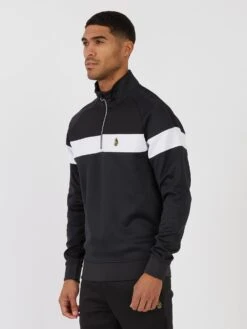 ZURICH FUNNEL NECK SWEAT -Luke M730351 DARKCHARC 02