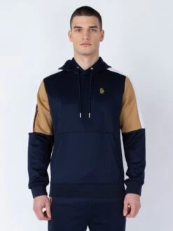 BEIJING HOODIE -Luke M730363 DARKNAVY CARAMEL 1